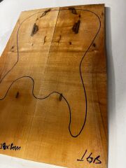 Figured Maple Drop Top Luthier Guitar Figured Wood Bookmatched Set No:16