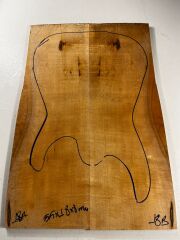 Figured Maple Drop Top Luthier Guitar Figured Wood Bookmatched Set No:18