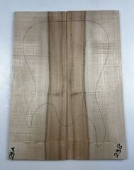 Spalted Flame Maple Drop Top Luthier Guitar Figured Wood Bookmatched Set No:29