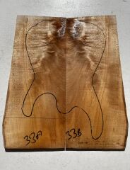 Figured Maple Drop Top Luthier Guitar Figured Wood Bookmatched Set No:33