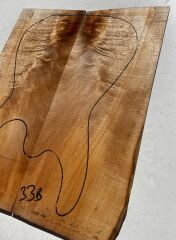 Figured Maple Drop Top Luthier Guitar Figured Wood Bookmatched Set No:33