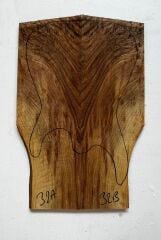 Turkish Walnut Drop Top Luthier Guitar Figured Wood Bookmatched Set No:32