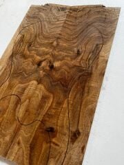 Turkish Walnut Drop Top Luthier Guitar Figured Wood Bookmatched Set No:36