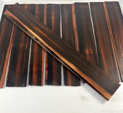 Macassar Ebony Electric Guitar Fretboard Blank