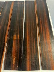 Macassar Ebony Electric Guitar Fretboard Blank