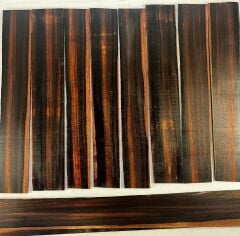 Macassar Ebony Electric Guitar Fretboard Blank