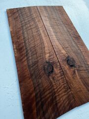 MG Bastogne Walnut Drop Top Luthier Guitar Figured Wood Bookmatched Set No:39