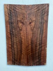 MG Bastogne Walnut Drop Top Luthier Guitar Figured Wood Bookmatched Set No:40