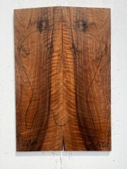 AAA Bastogne Walnut Drop Top Luthier Guitar Figured Wood Bookmatched Set No:43