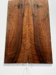 AAA Bastogne Walnut Drop Top Luthier Guitar Figured Wood Bookmatched Set No:43