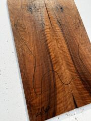 AAA Bastogne Walnut Drop Top Luthier Guitar Figured Wood Bookmatched Set No:43