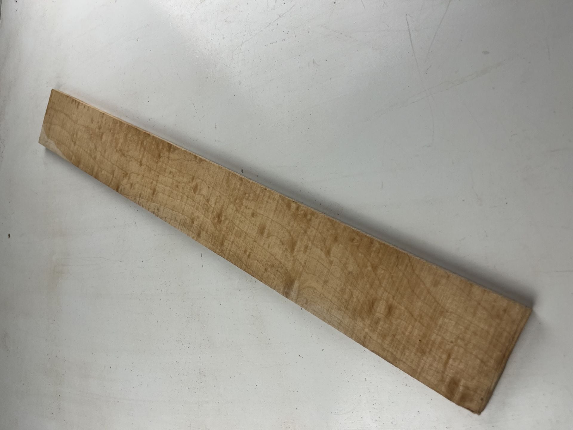 European Figured Maple Electric Guitar Fretboard Blank #1