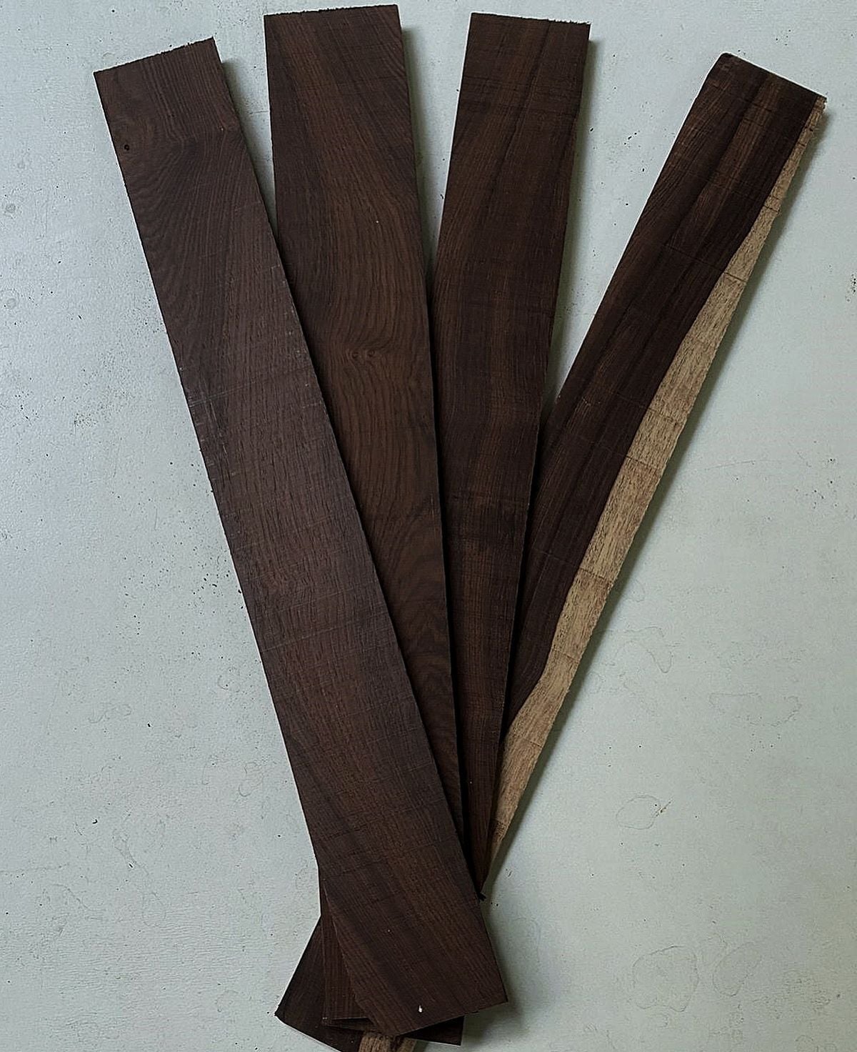 Brazilian Rosewood Electric Bass Guitar Fretboard Blank for 4 String