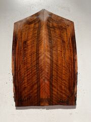 Bastogne Walnut Drop Top Luthier Guitar Figured Wood Bookmatched Set No:44