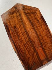 Bastogne Walnut Drop Top Luthier Guitar Figured Wood Bookmatched Set No:44