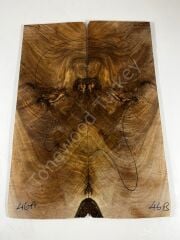 Burl Walnut Drop Top Luthier Guitar Figured Wood Bookmatched Set No:46