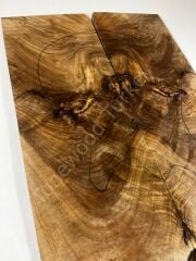 Burl Walnut Drop Top Luthier Guitar Figured Wood Bookmatched Set No:46