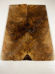 Burl Walnut Drop Top Luthier Guitar Figured Wood Bookmatched Set No:47