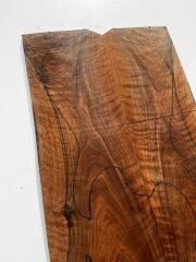 AAA Bastogne Walnut Drop Top Luthier Guitar Figured Wood Bookmatched Set No50