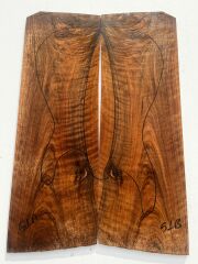 AAA Bastogne Walnut Drop Top Luthier Guitar Figured Wood Bookmatched Set No51