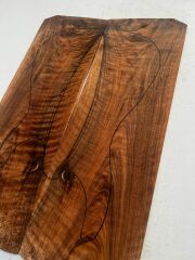 AAA Bastogne Walnut Drop Top Luthier Guitar Figured Wood Bookmatched Set No51