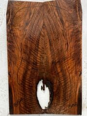 AAA Bastogne Walnut Drop Top Luthier Guitar Figured Wood Bookmatched Set No55