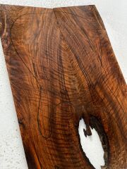 AAA Bastogne Walnut Drop Top Luthier Guitar Figured Wood Bookmatched Set No55