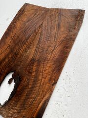 AAA Bastogne Walnut Drop Top Luthier Guitar Figured Wood Bookmatched Set No55