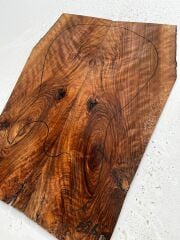 AAA Bastogne Walnut Drop Top Luthier Guitar Figured Wood Bookmatched Set No58