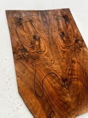 AAA Bastogne Walnut Drop Top Luthier Guitar Figured Wood Bookmatched Set No60