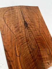 MG Bastogne Walnut Drop Top Luthier Guitar Figured Wood Bookmatched Set No61