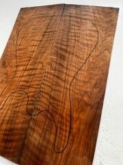 MG Bastogne Walnut Drop Top Luthier Guitar Figured Wood Bookmatched Set No63