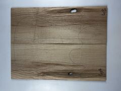 Swamp Ash Drop Top Wood For Electric Bass Guitar no:4