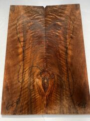 MG Bastogne Walnut Drop Top Luthier Guitar Figured Wood Bookmatched Set No66