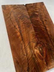 MG Bastogne Walnut Drop Top Luthier Guitar Figured Wood Bookmatched Set No66