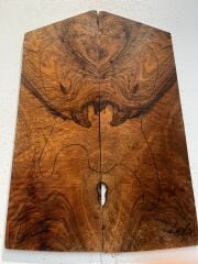 AA BastohneWalnut Drop Top Luthier Guitar Figured Wood Bookmatched Set No40