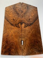 AA BastohneWalnut Drop Top Luthier Guitar Figured Wood Bookmatched Set No40