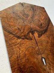 AA BastohneWalnut Drop Top Luthier Guitar Figured Wood Bookmatched Set No40