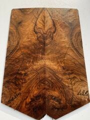MG Bastogne Walnut Drop Top Luthier Guitar Figured Wood Bookmatched Set No42