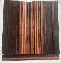 Figured Macassar Ebony Oud Ribs Set