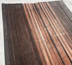 Figured Macassar Ebony Oud Ribs Set