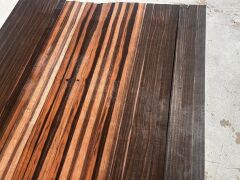 Figured Macassar Ebony Oud Ribs Set