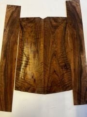 Master Grade Flame Bastogne Walnut Acoustic Guitar Back And Sides set #3