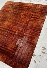 Pommele Quilted Mahogany Oud Ribs Set No:1