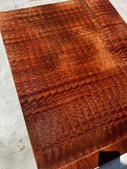 Pommele Quilted Mahogany Oud Ribs Set No:1