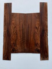 Master Grade Flame Bastogne Walnut Acoustic Guitar Back And Sides set #4