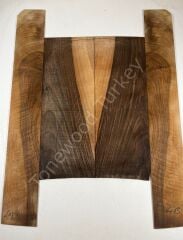 Turkish Walnut Acoustic Guitar Back And Sides set #4