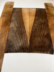 Turkish Walnut Acoustic Guitar Back And Sides set #4