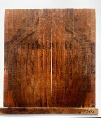 AAA Grade Flamed Bastogne Walnut Oud Ribs Set No9