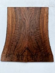 AAA Bastogne Walnut Drop Top Luthier Guitar Figured Wood Bookmatched Set No78